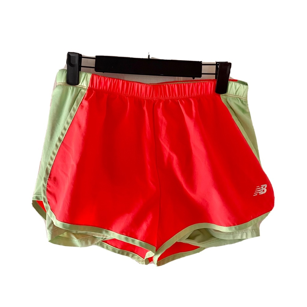 Neon New Balance Women’s Dry Fit Running Shorts